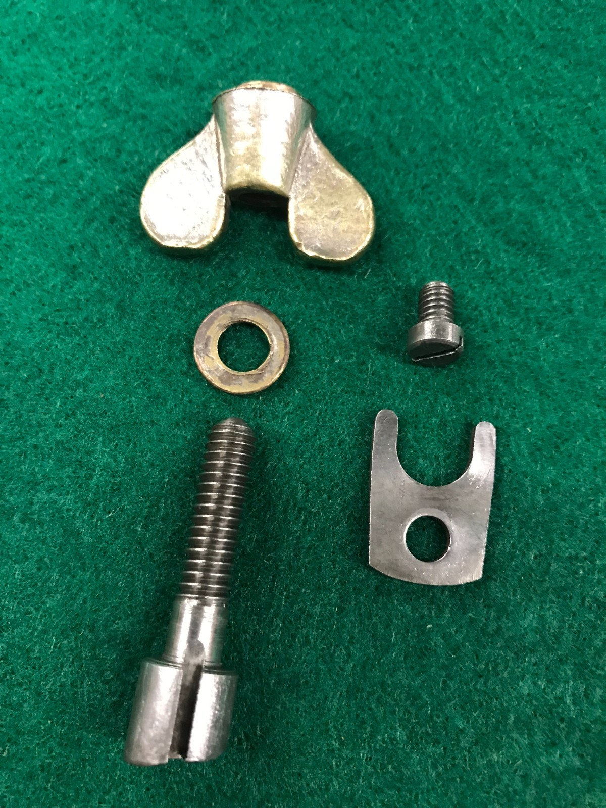 Orig. STANLEY Plane Parts – No. 45 / 55 Comb. Cutter Bolt and Wing Nut with Clip