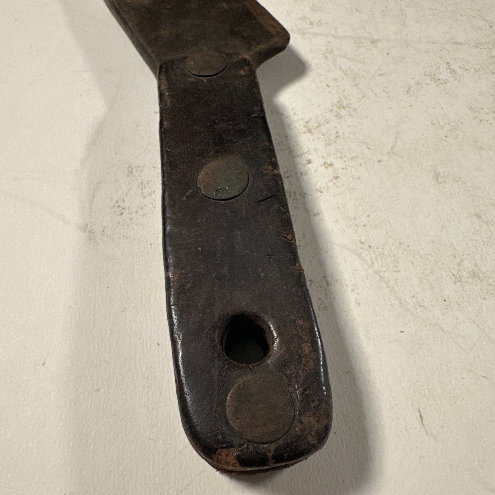Vintage Bell System Lineman Cable Splitting Knife Klein Tools Stacked Leather