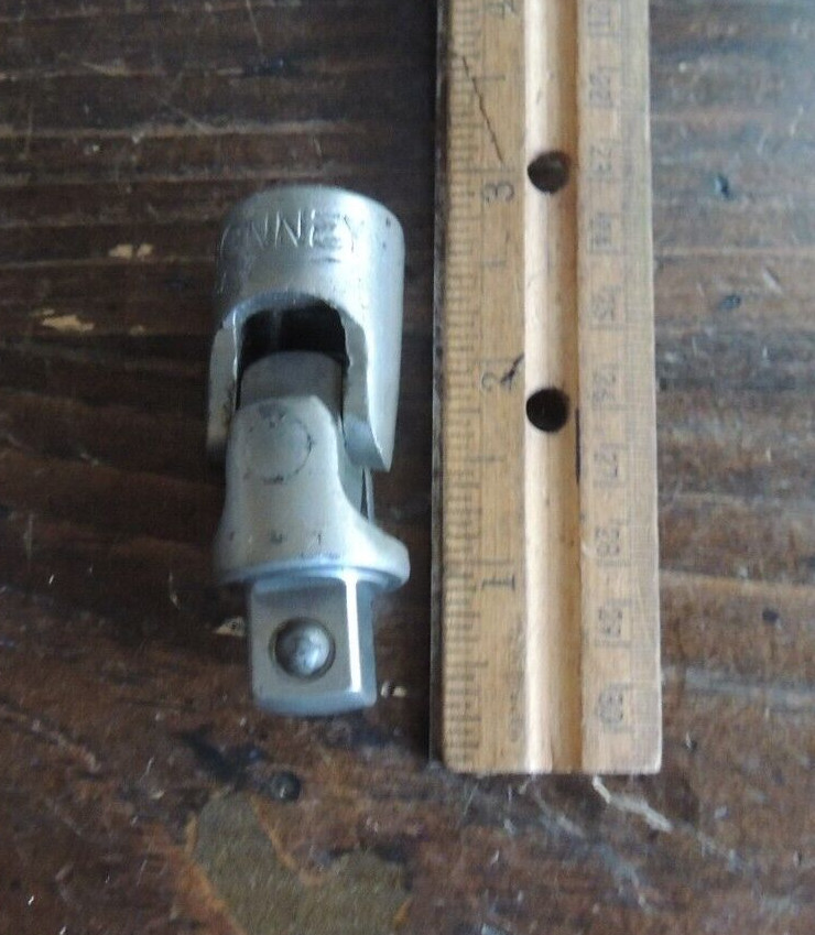 VTG. A-760 Bonney Universal Joint Swivel Socket Adapter 1/2″ FEMALE X 1/2″ MALE