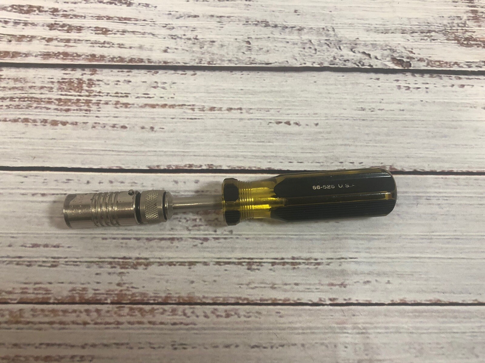 Vintage Stanley Hex-a-Matic Adjustable Nut Driver Part no. 66-525 Made in USA