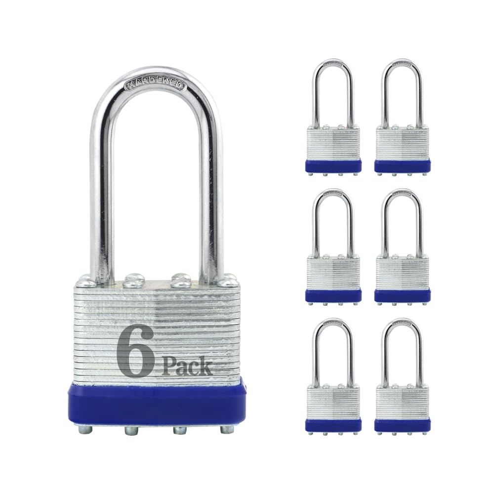 Locks Laminated Steel Keyed Padlocks Keyed Alike Locks, Normal Shackle Padloc…