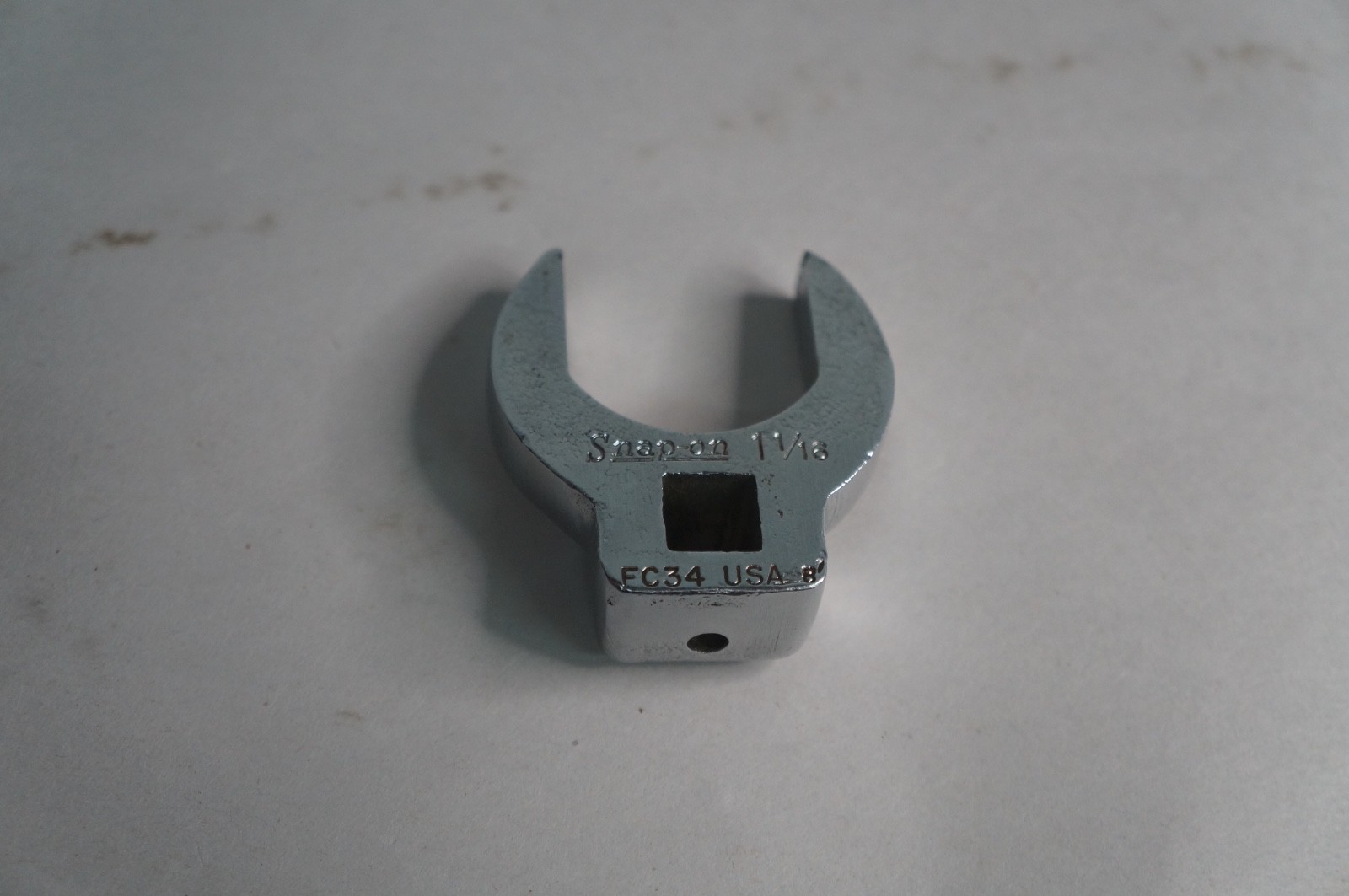 Snap-on Crow foot Wrench 1 1/16″ SAE 3/8″ Drive Open End FC34 USA Made