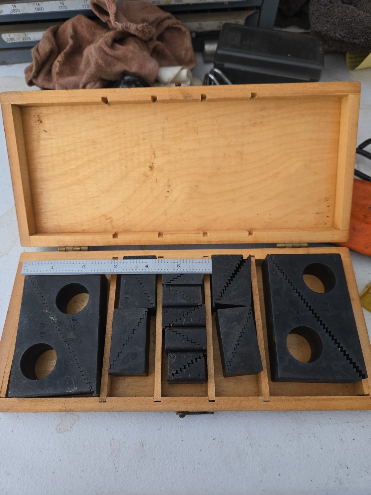 MACHINIST TOOLS LATHE MILL Machinist Lot of Set Up Step Blocks Century