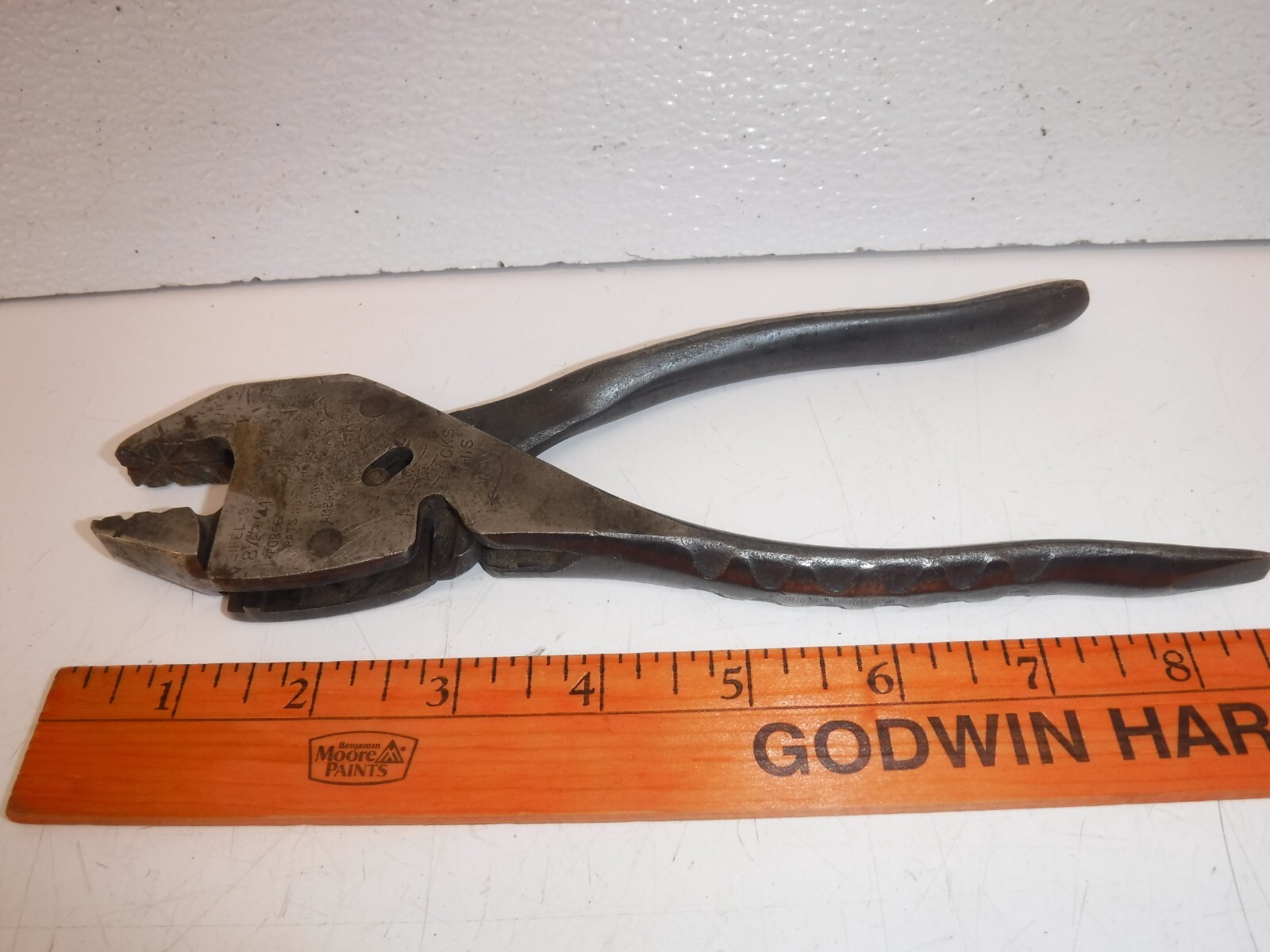 Vintage Eifel-Gear Channel Lock PlieRench by Amer. Plierech Corp., Chicago, ILL