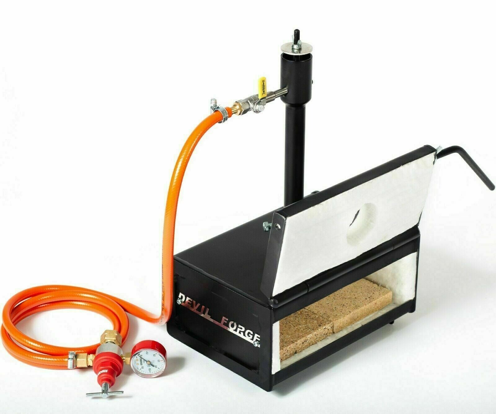 DFHS1+1D/2.8″ GAS PROPANE FORGE Furnace Burner Blacksmith Horseshoe Makers USA