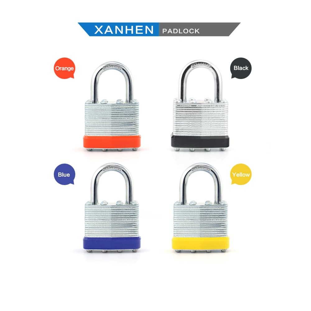 Keyed Alike Laminated Steel Padlocks with Normal Shackle for Sheds, Fences & …
