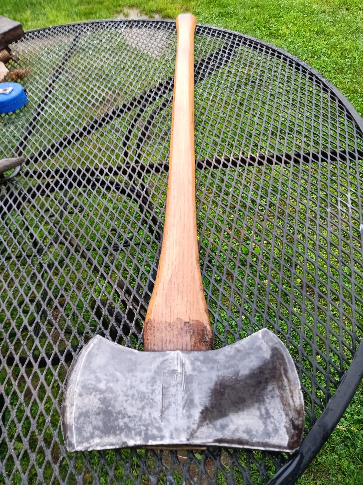 Vintage Collins Legitimus Double Bit Axe With Handle 4 lbs 12 oz