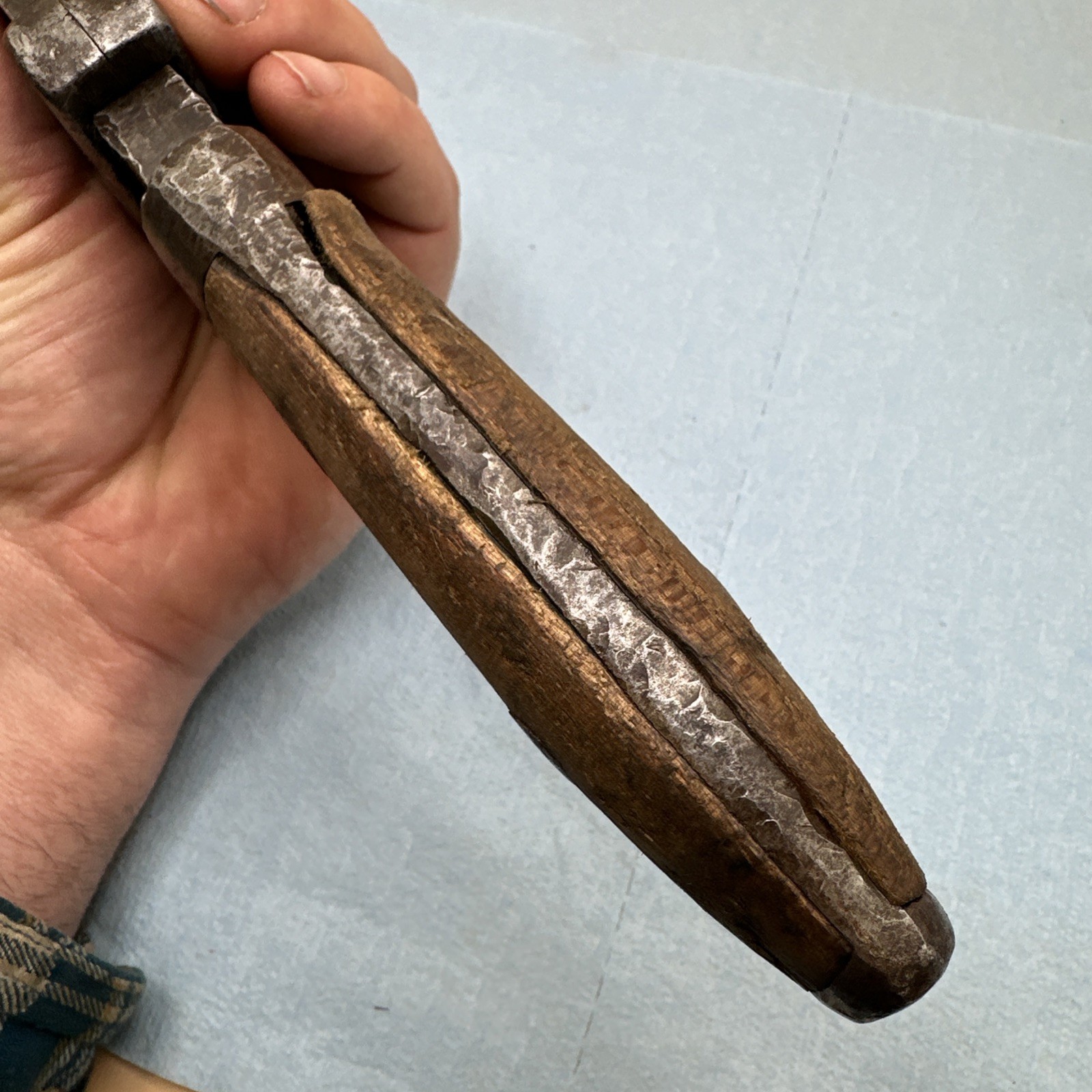 Antique P. S. & W. Co. 12” Solid Bar Pipe Wrench Pat. Jan. 14, 1896 Made In USA