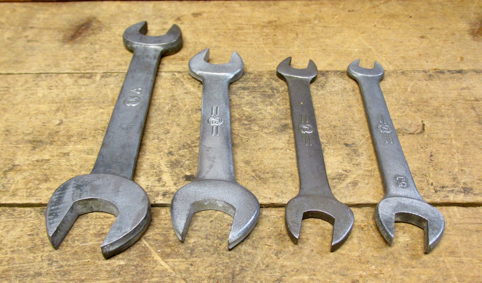 Vintage HONDA MOTORS TOOL KIT Wrench LOT – 4 Metric Wrenches for Car Motorcycle