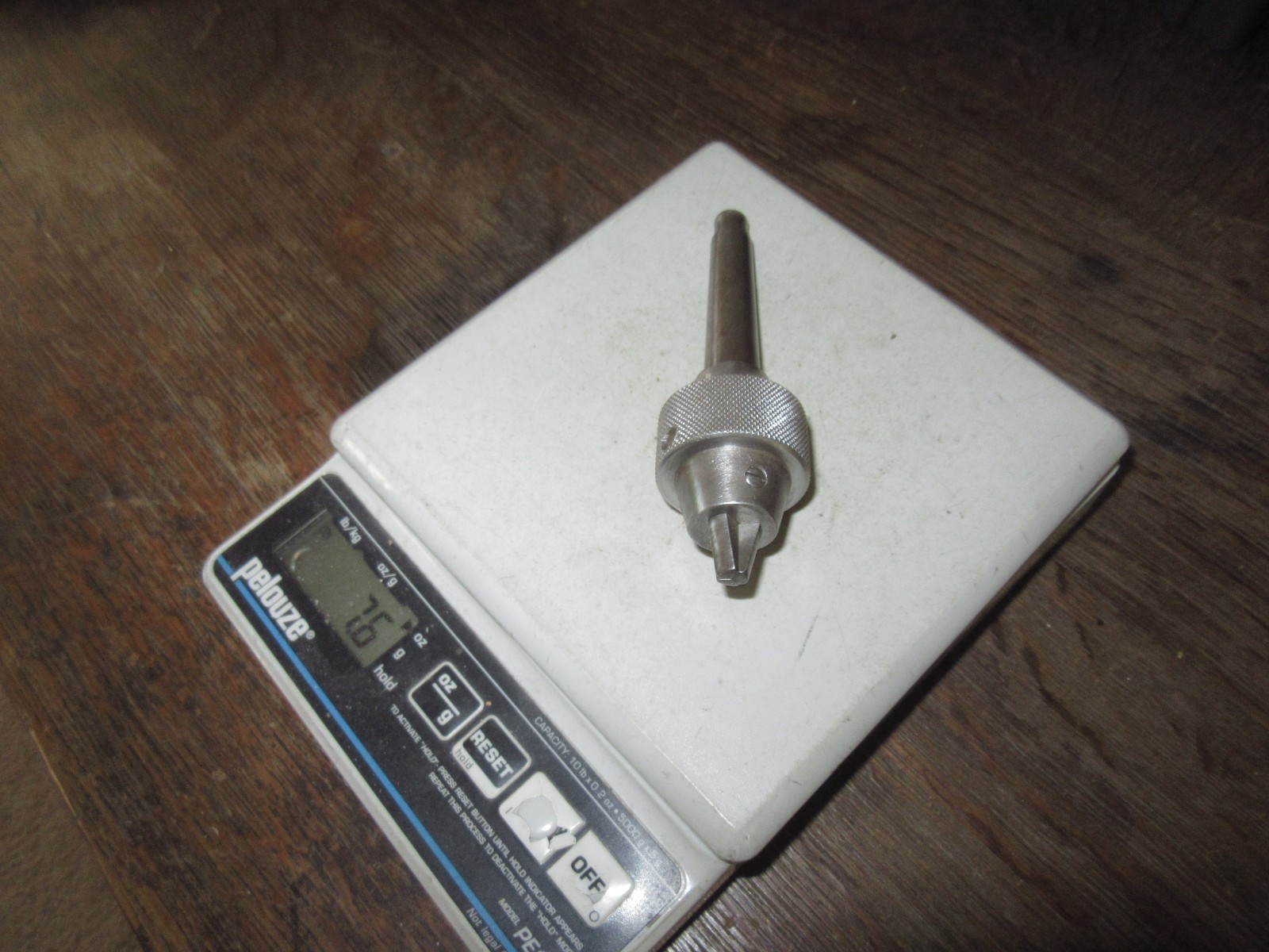 Vintage Skinner lathe tailstock Chuck Pat. June 16, 91 small No. 11 hollow taper
