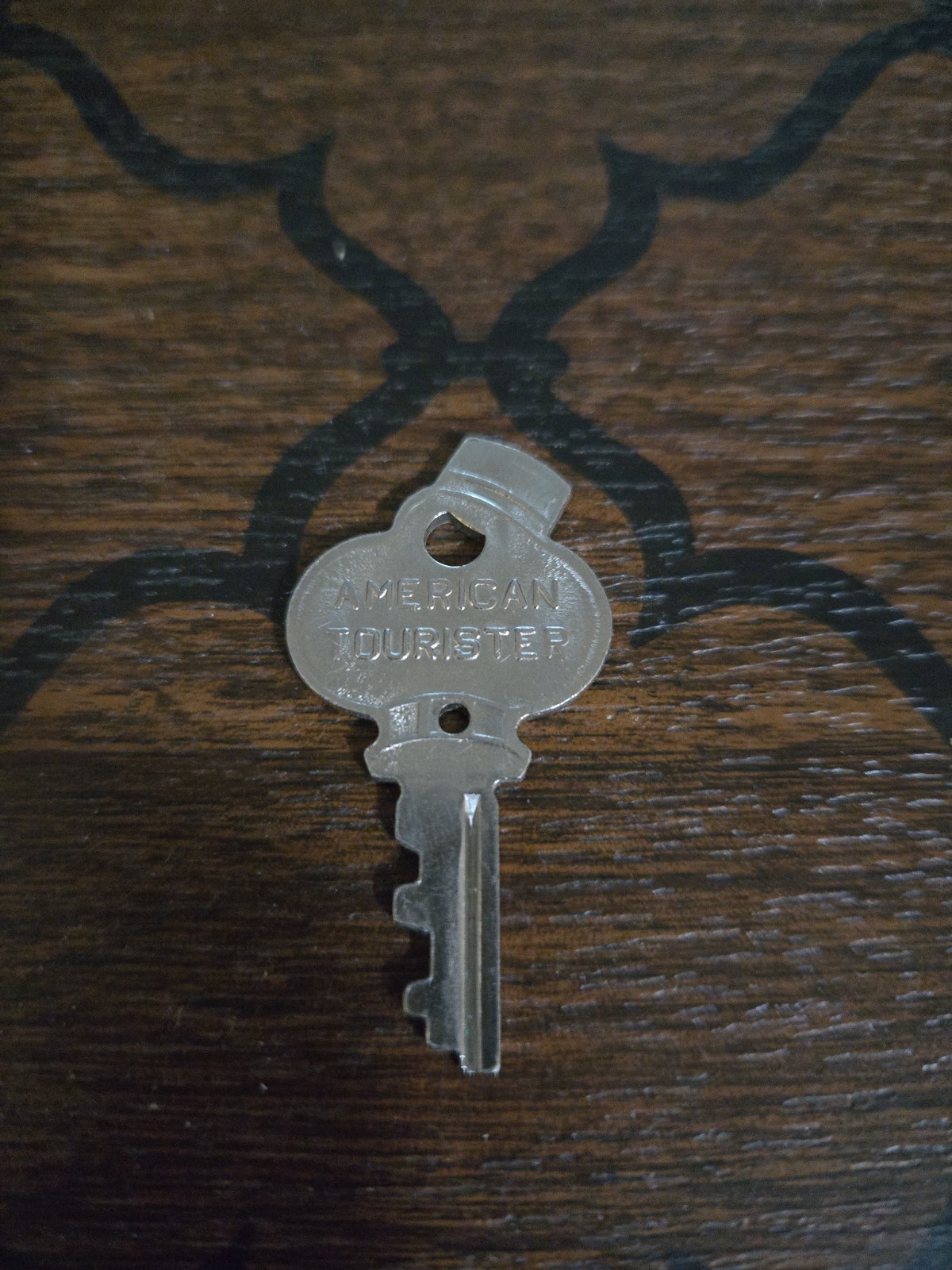 Vintage American Tourister Luggage Bellhop Key Silver
