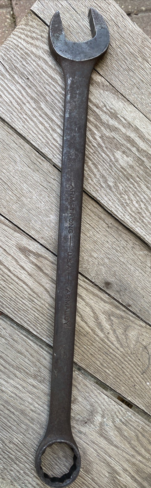 Vintage Armstrong 1-1/8″ Combination Wrench 30-236 USA