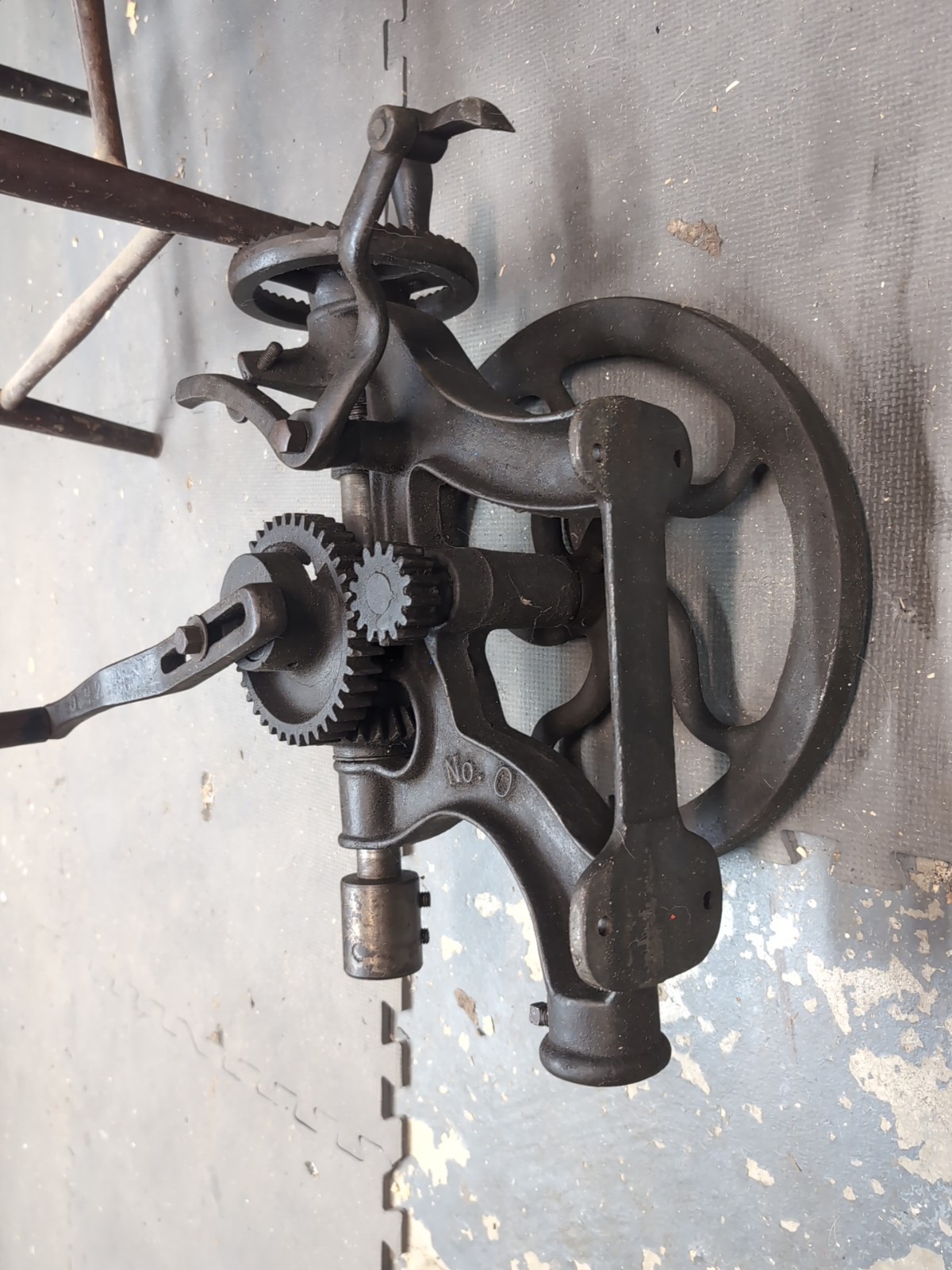 Canedy Otto No. 0 Antique Drill Press. Made In Chicago Heights.