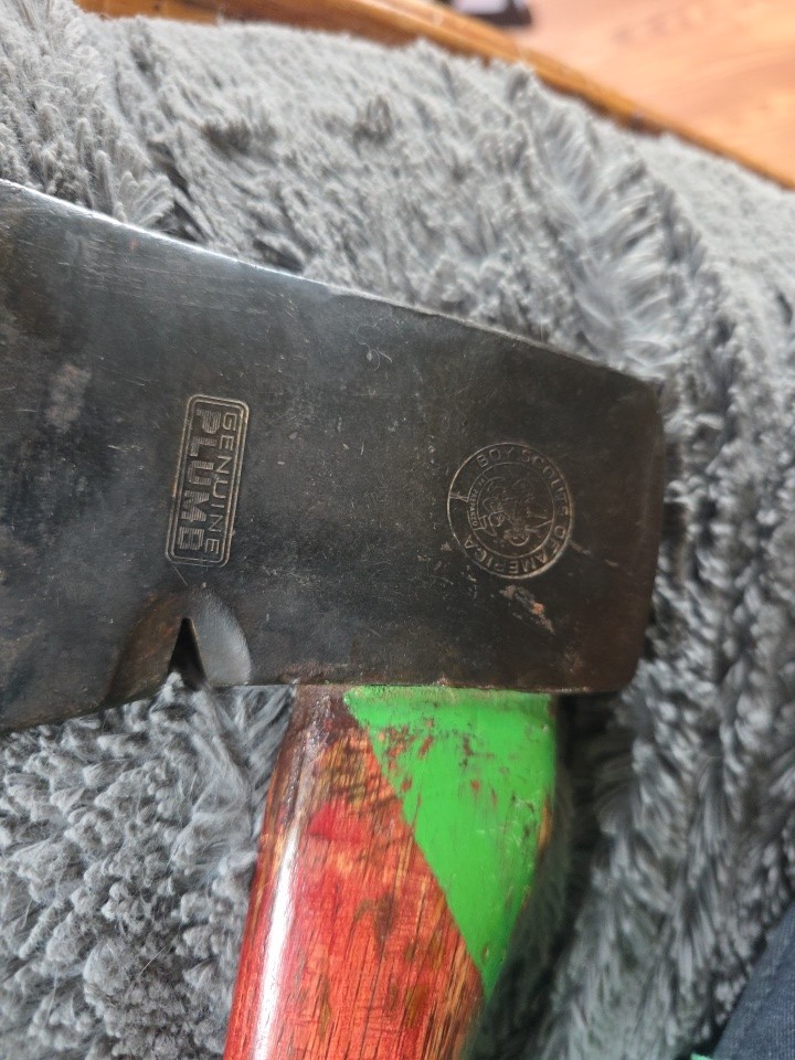 Vintage Genuine Plumb Official Boy Scouts of America BSA Hatchet/Axe 1941 – 1950