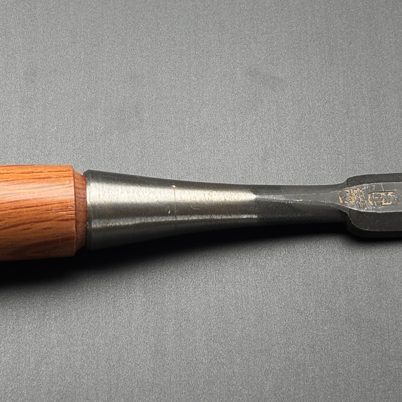 Ichizo 市蔵 18mm Japanese Nomi Chisel Carpentry White Steel Red Oak Vintage