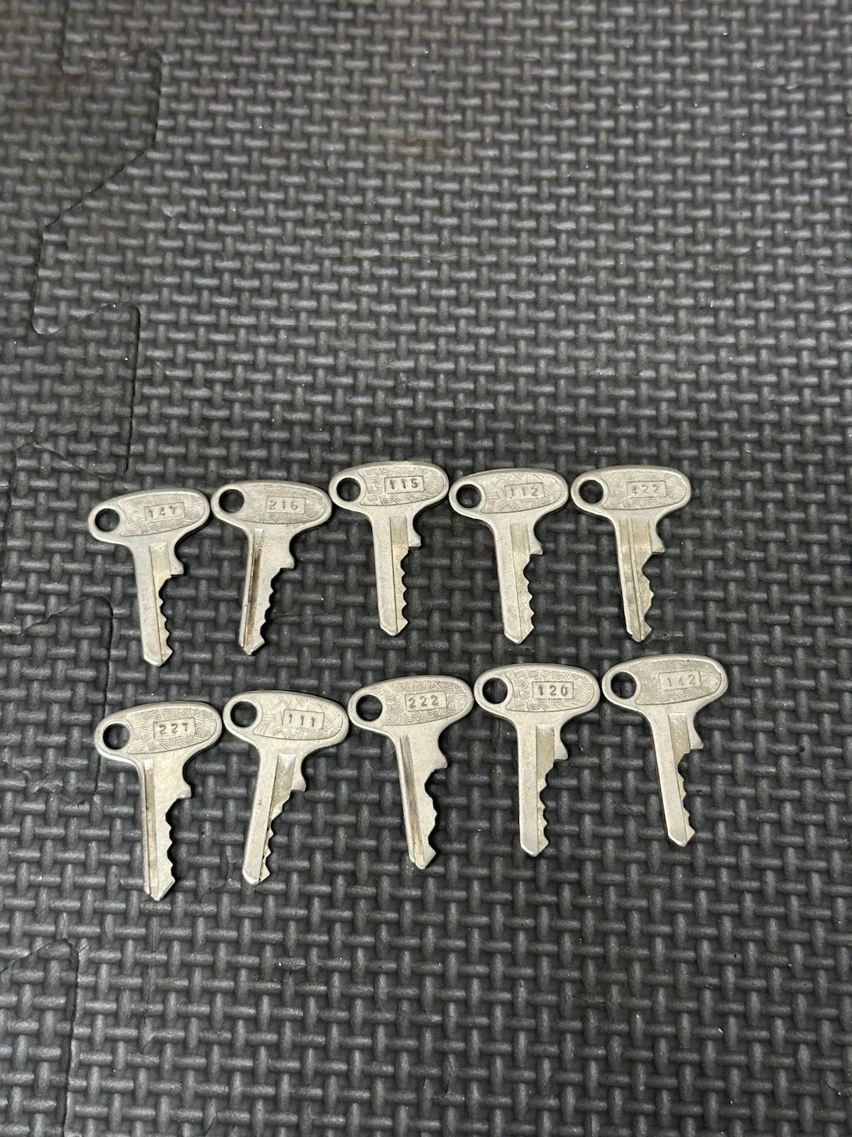 Yamaha Key Code #222 Motorcycle Vintage