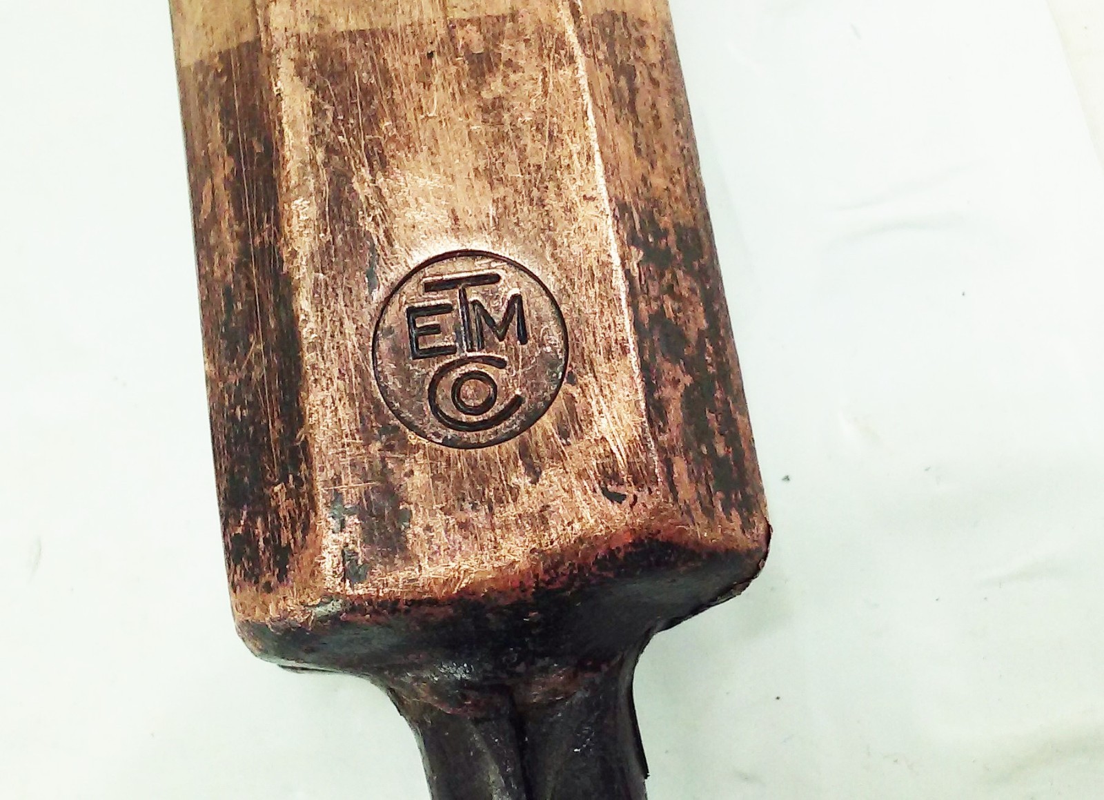 Vtg Antique Copper Soldering Irons wood handle Blacksmith Sheet Metal Tool LOT