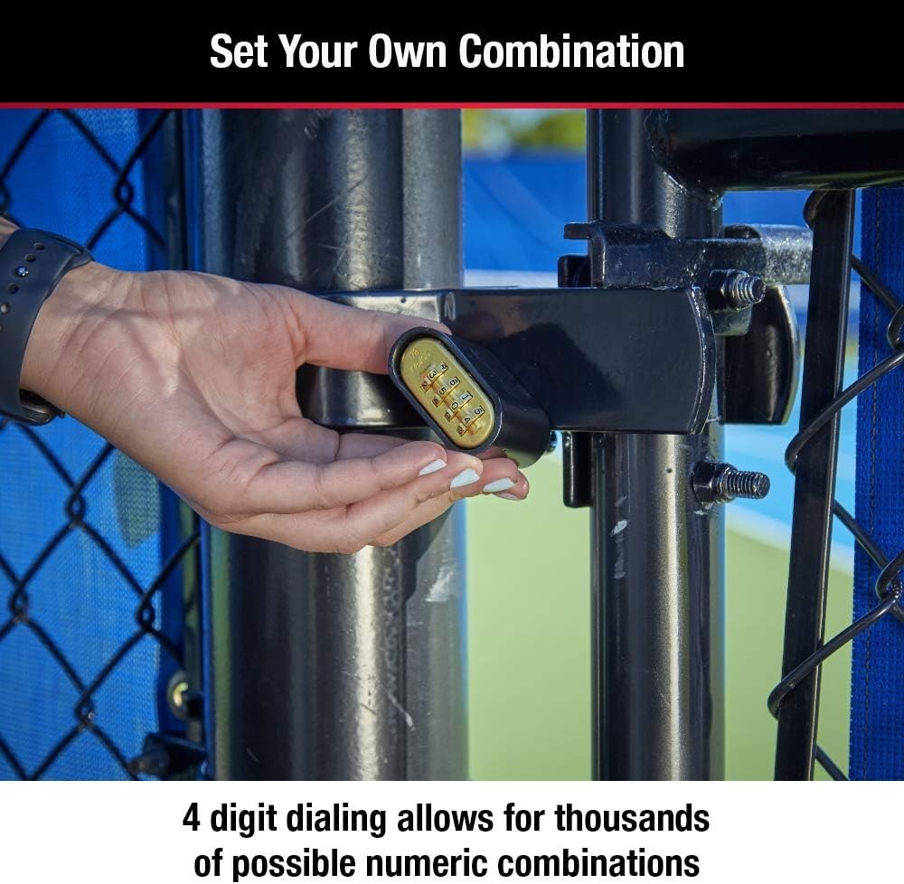 Weather-Resistant Black Combination Padlocks – Customizable Security Solution