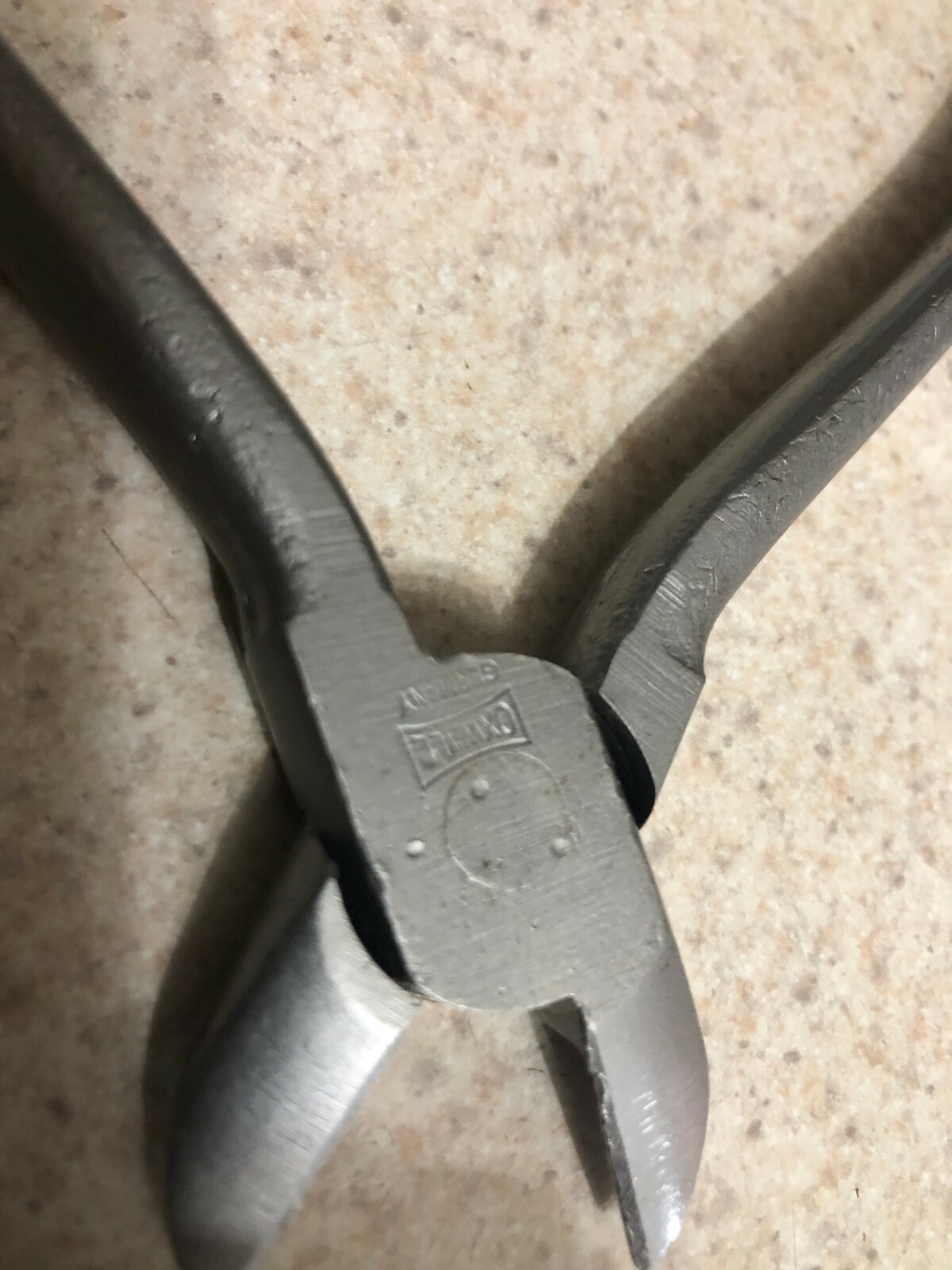 Antique OXWALL TOOL CO. Germany 5.75” Long Electrical Side Cutter Pliers.