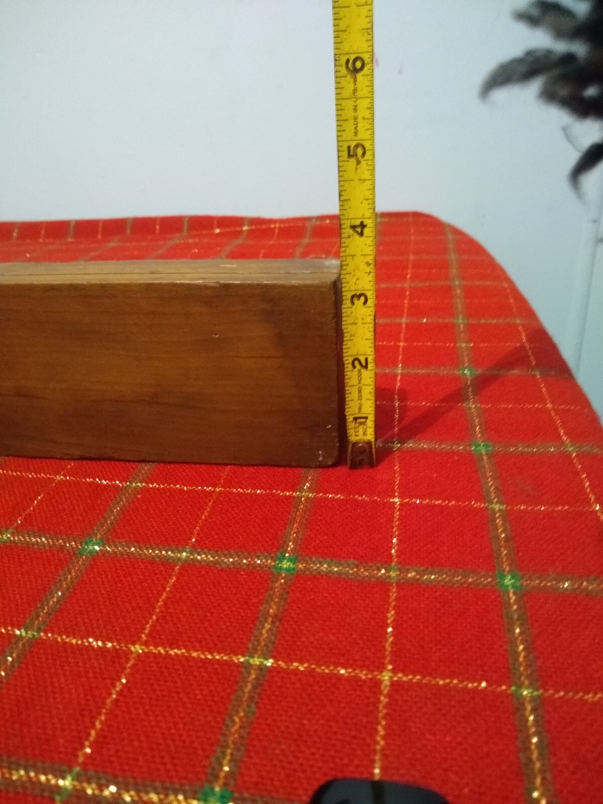 Antique 1912-1918 Stanley No 0 28″ Wood Plumb And Level With V Logo USA