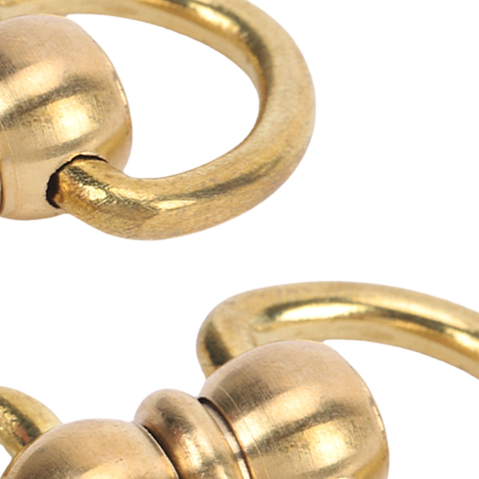 2 Pcs Brass Eye D Ring Premium Swivel For Outdoor Activities Easy To Use