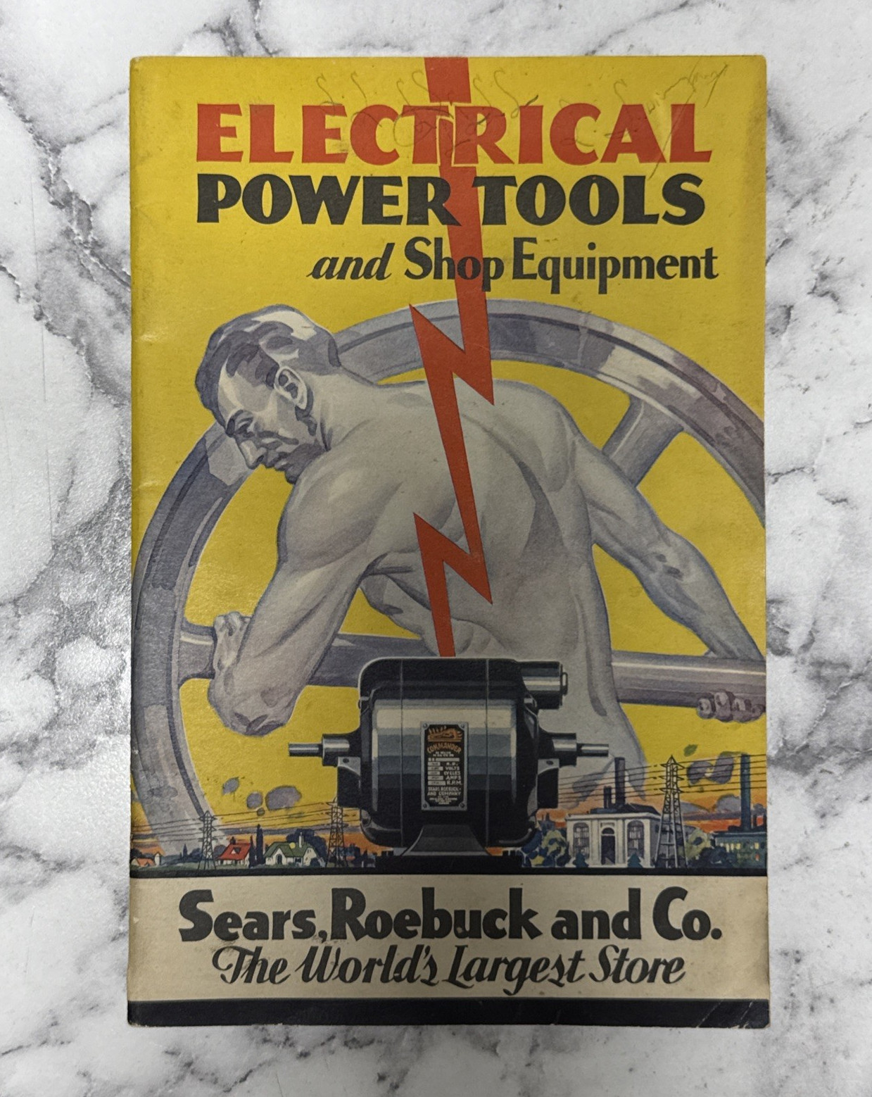 1931 Sears Roebuck Industrial Power Tools & Shop Equipment Catalog Illustrated