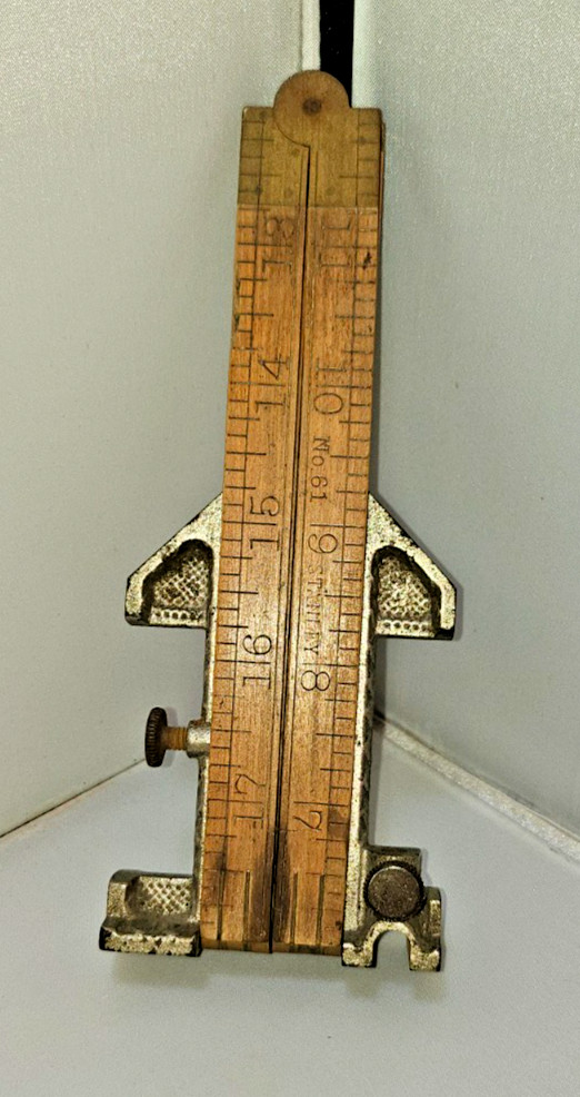 Antique Stanley No. 1 Odd Jobs Combination Multi Tool with No. 61 Stanley Rule