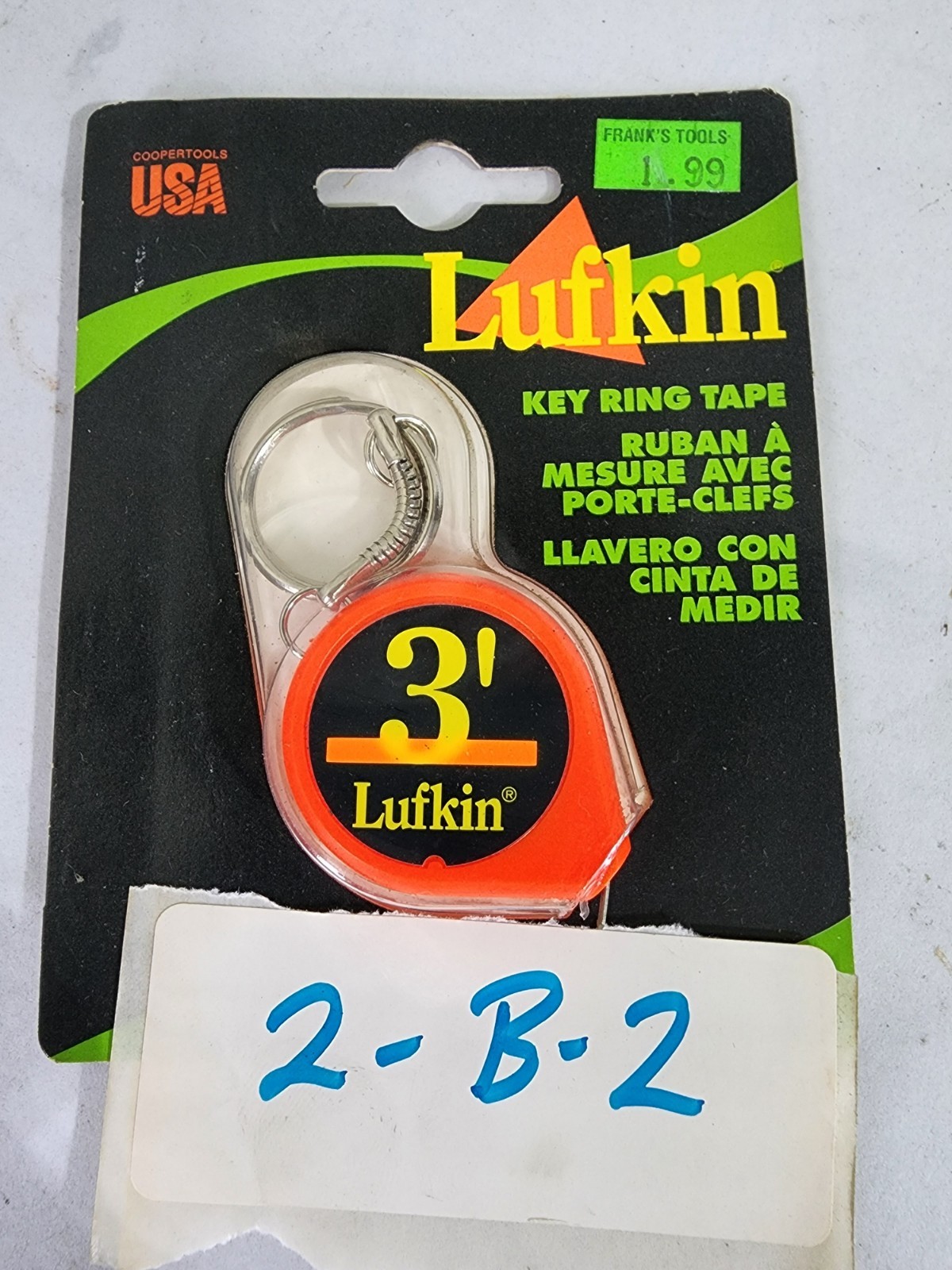Lufkin KR613BO 3′ Key Ring Tape Measure