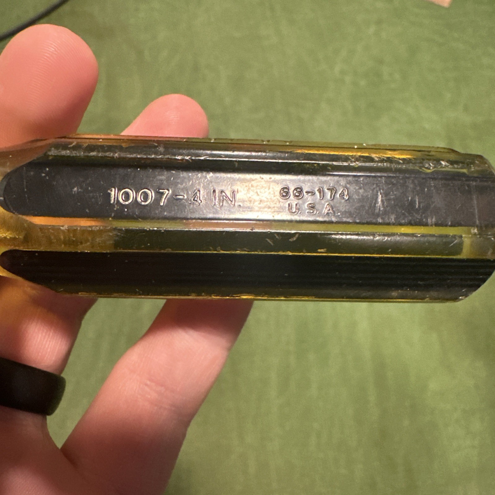 VTG Stanley USA 100 Plus 1007 4in 66-174 Flat/Slotted Screwdriver VGC