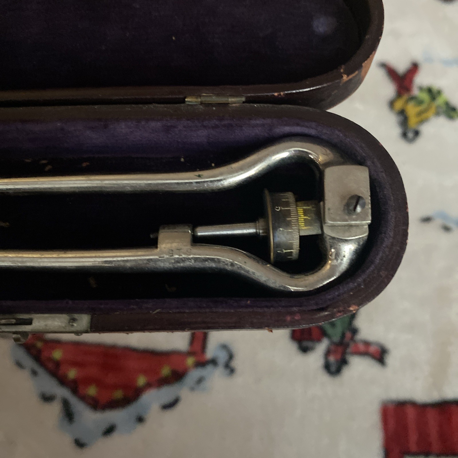 Vintage American Steam Gauge & Valve Boston Mass. with case