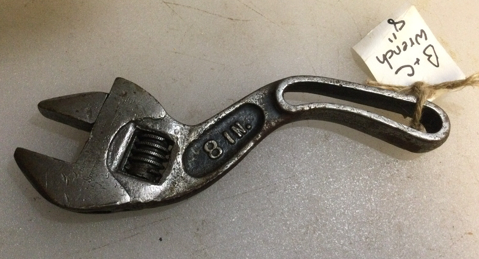 B & C 8” adjustable S wrench Bemis and Call used