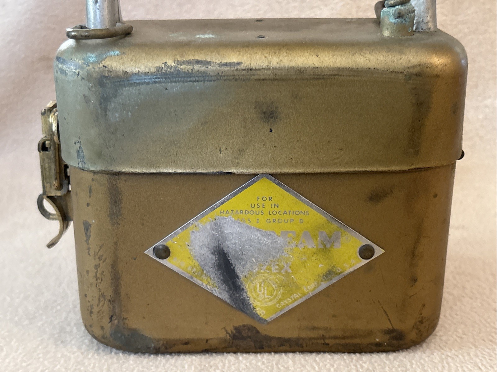 Vintage Teledyne Big Beam 287EX Lantern 6V Light Class I Group D Location
