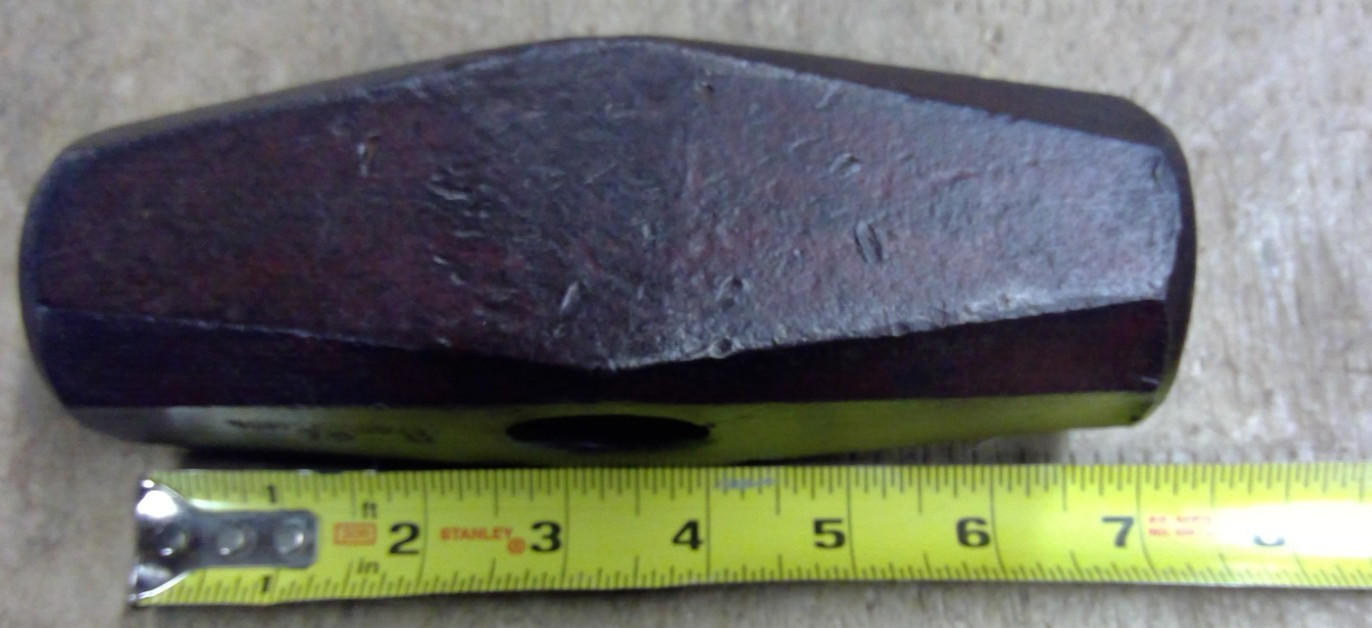 Vintage WARREN-TEED No. 75 Nevada Pattern 8 Lb. Sledge Hammer Head Nice’n’Clean!