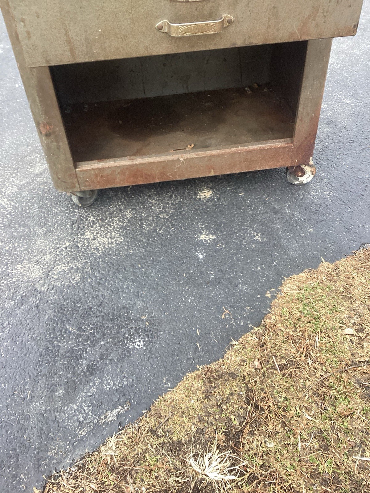Craftsman Tool Box RARE!! 1940’s 50s Rolling Cart Chest VTG Garage Antique