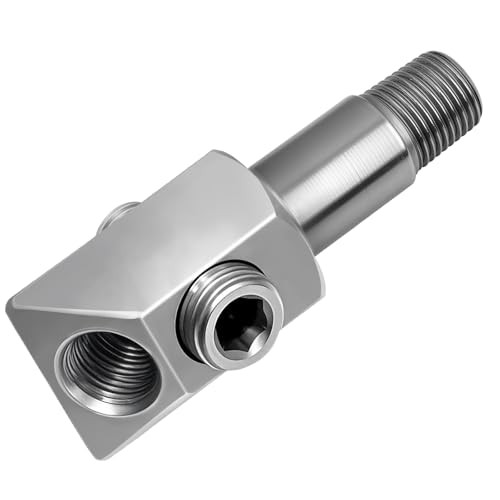 Oil Pressure Sensor Thread Adapter, 1/8-27 NPT Port Plugs for Chevy/GM Small