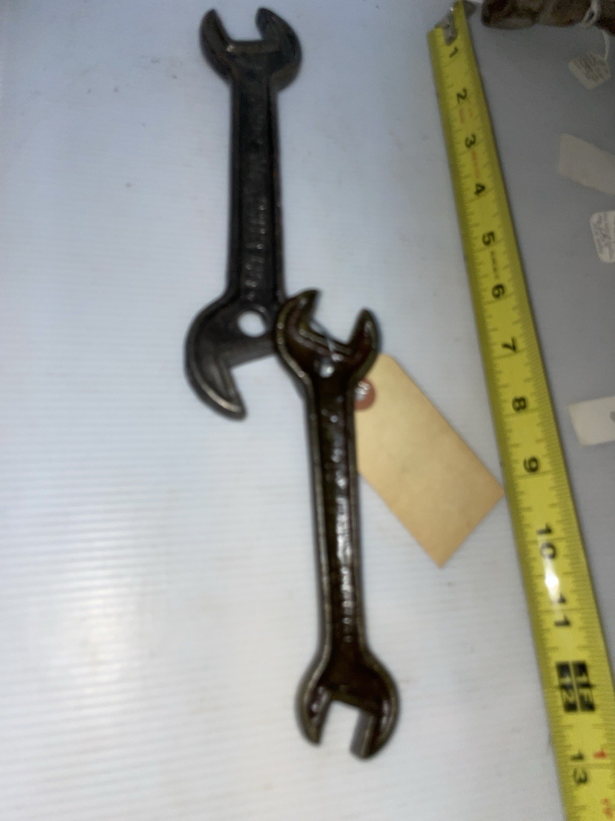 Set Of 2, Vintage John Deere Hay Loader Wrenches A522 And A523 Factory Red Paint