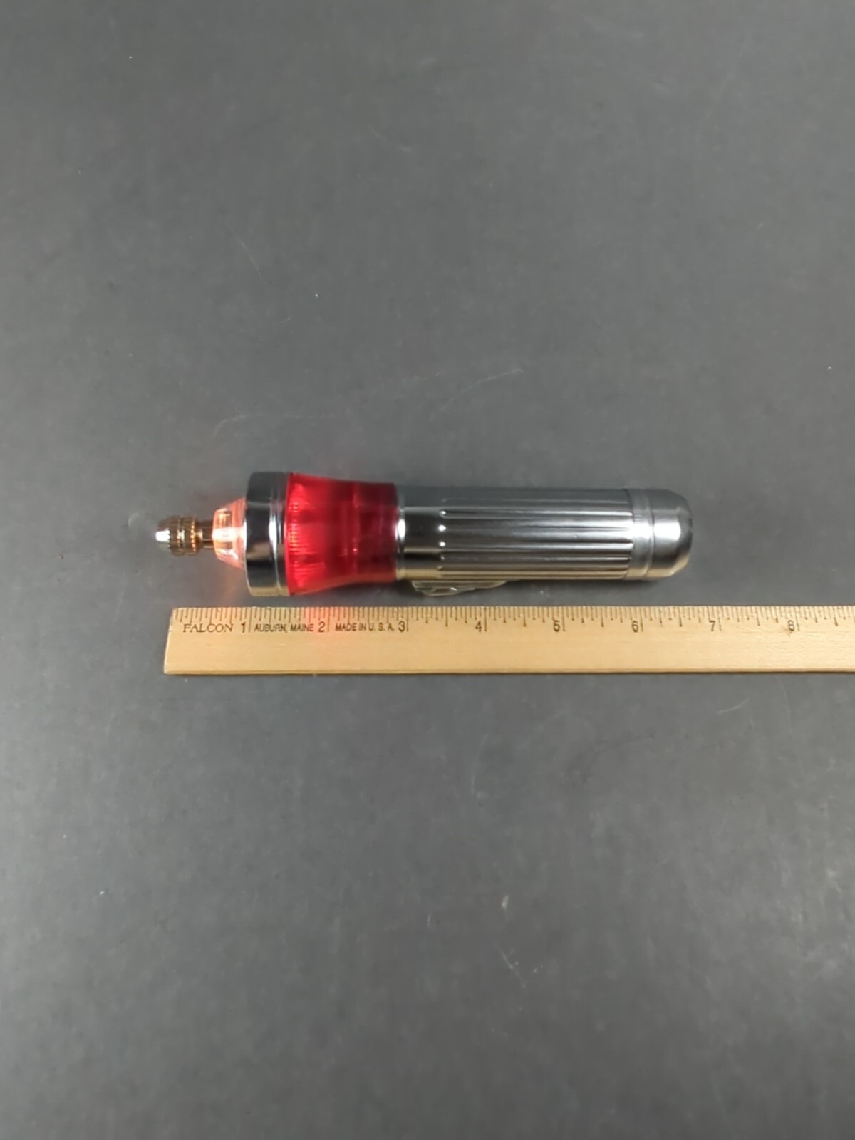 Vintage Combo Multi Tool Flashlight Screwdriver 4 Interchangeable Bits