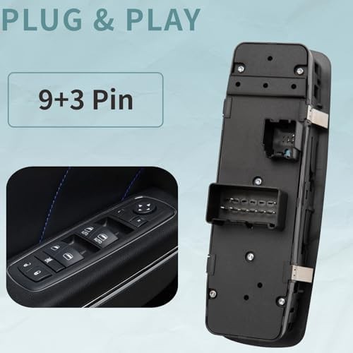 Front Left Driver Side Master Power Window Switch Control Switch Compatible w…