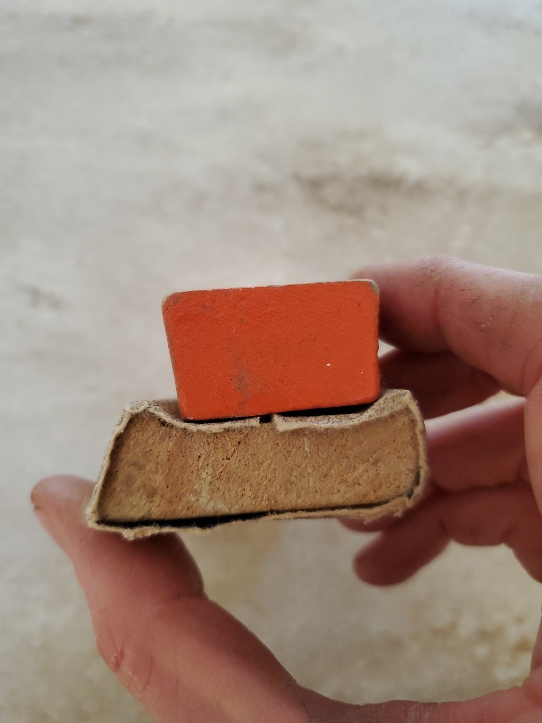 Vtg. Warner Wooden Sanding Block #436 4.5″ L Wing Nut Lock Made in USA