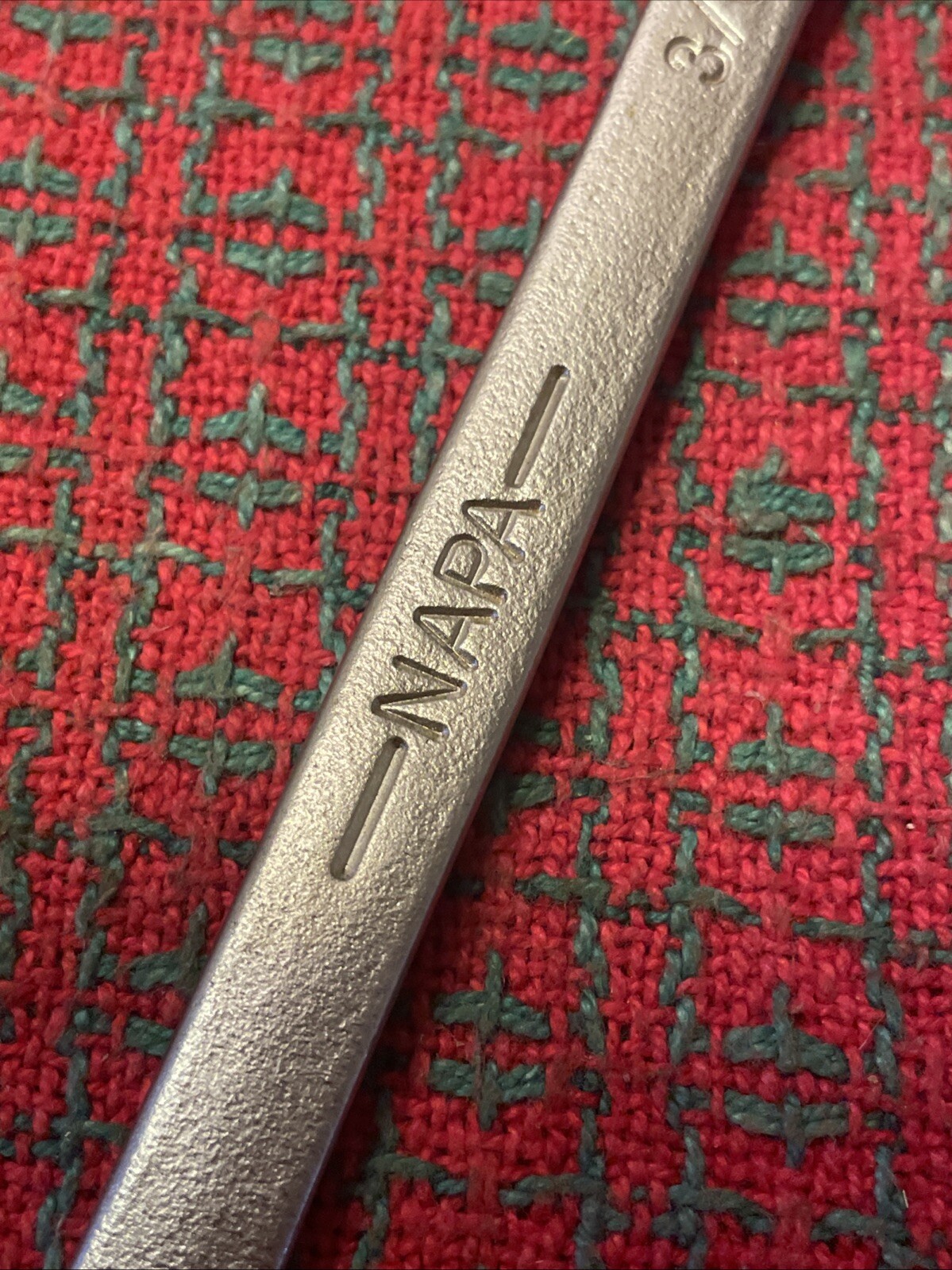 Vintage NAPA Tools 3/8” 7/16” Flare Nut Line Wrench USA 🇺🇸 NDF 550 Excellent