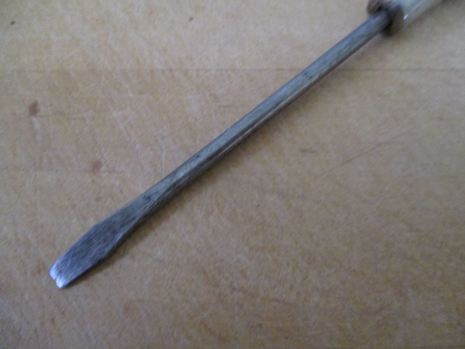Vintage Wood Handled Flathead Screwdrivers, 4 Different Lengths, Unbranded