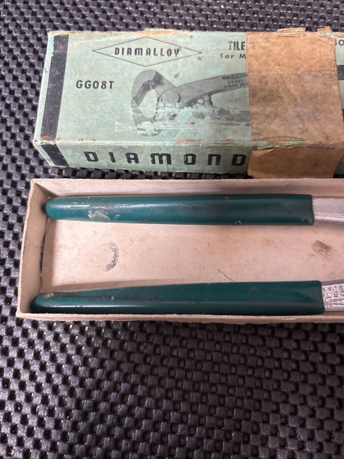 Diamond Tools ~ Diamalloy 8″ Tile Nipper ~ GG-08T ~ USA Original Box-C3
