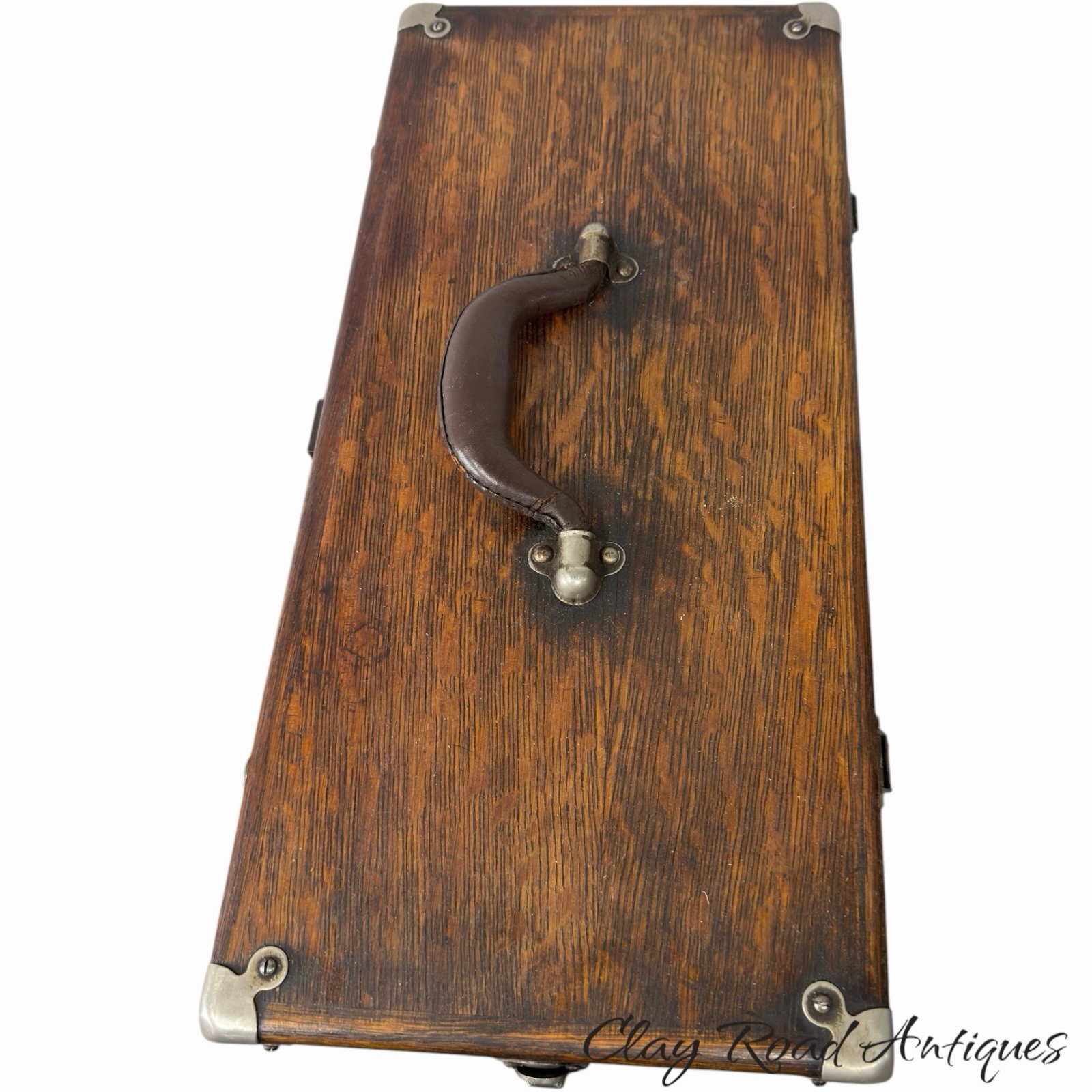 antique quarter sawn tiger oak machinist box 11 drawer Gerstner original 20 “