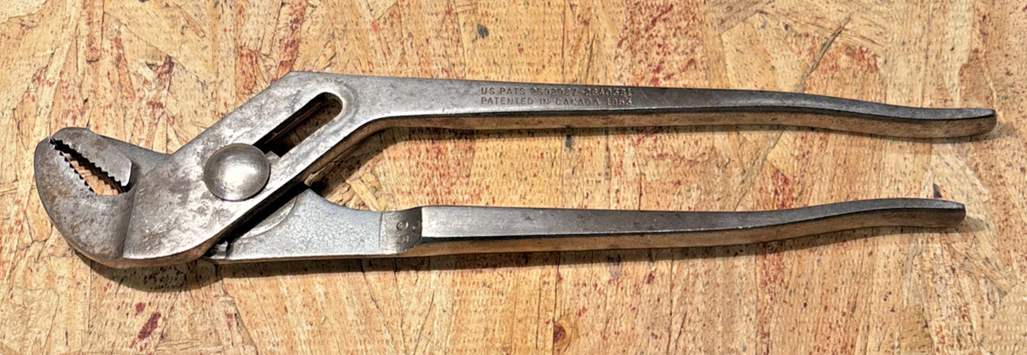 Vintage Champion DeArment Channel Lock 420 Version2 Tongue and Groove Pliers USA