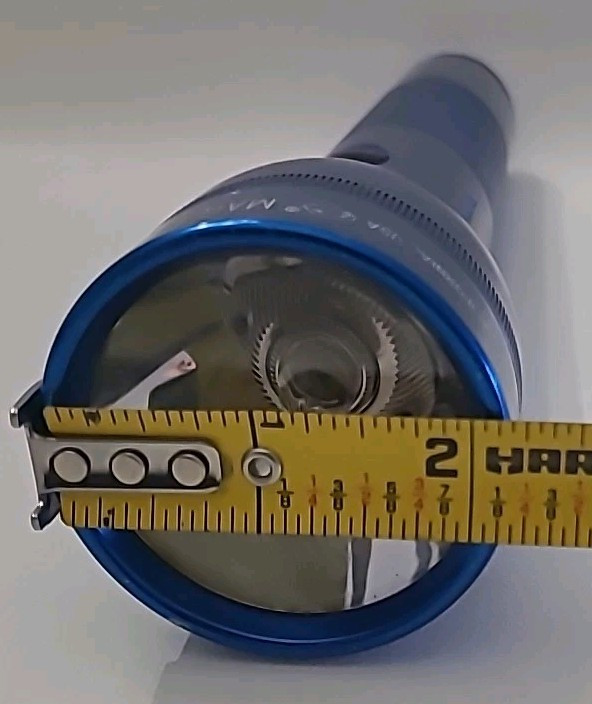 Vintage Blue Mag-Lite Maglite Torch Flashlight Police Guard 9 3/4″ USA (5-A) ⬇️