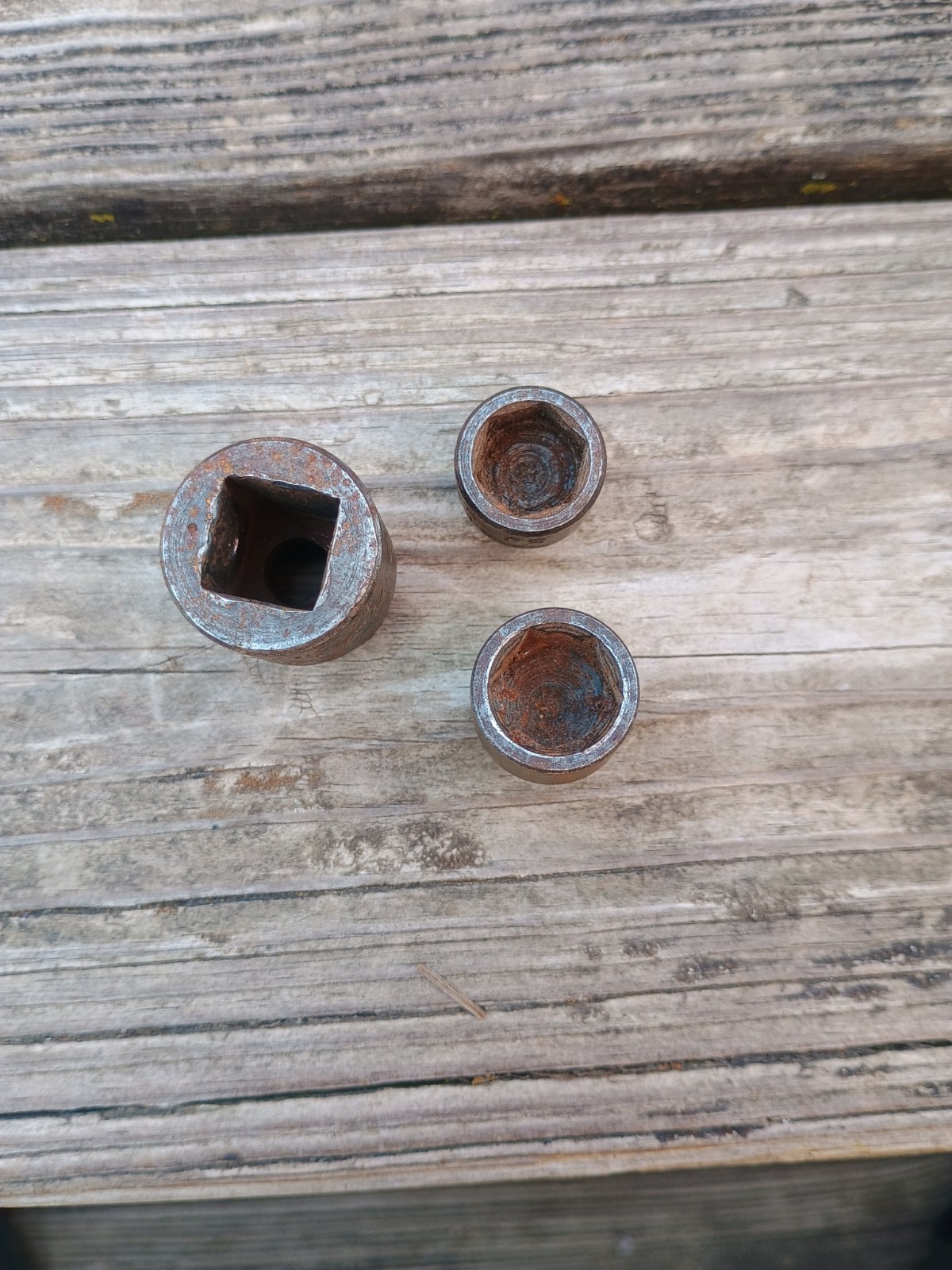 2 Vintage Apex Impact Socket Adapters 1/2″ & 9/16″ w/ Duracraft Adapter 1/2″ D
