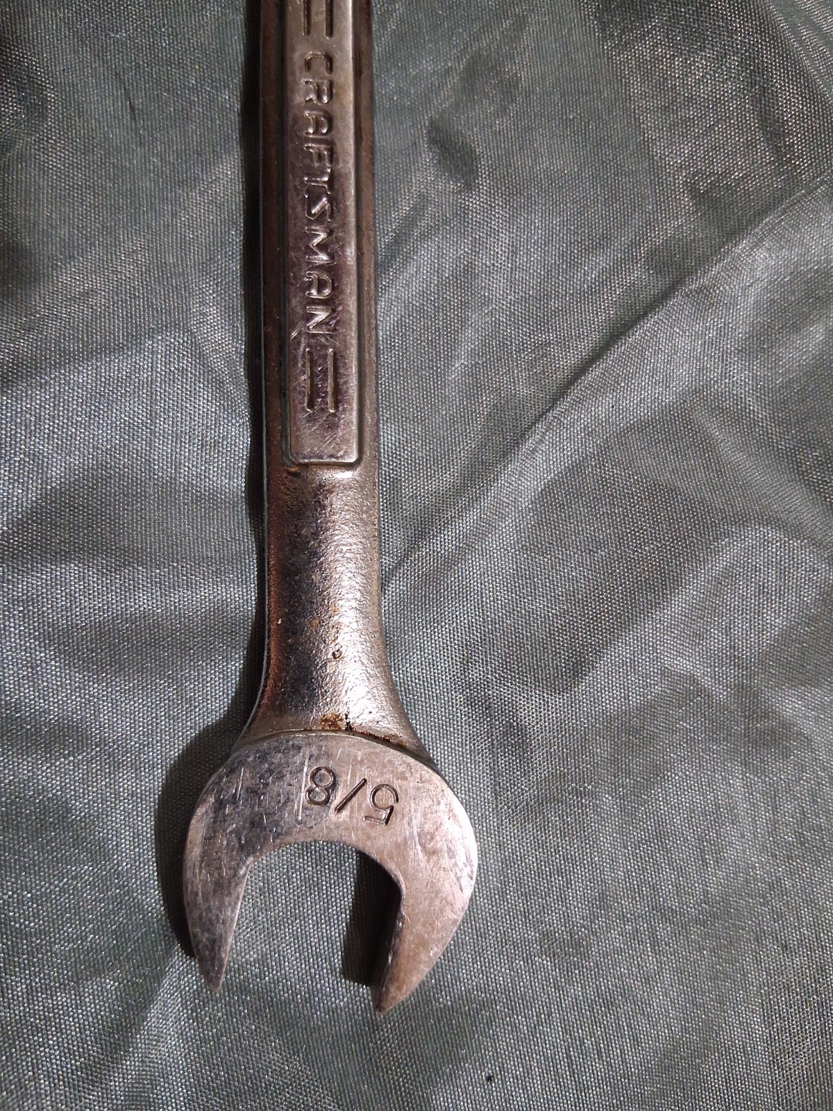 Craftsman Double Open Ended Wrench 9/16 & 5/8 USA -VV-44592