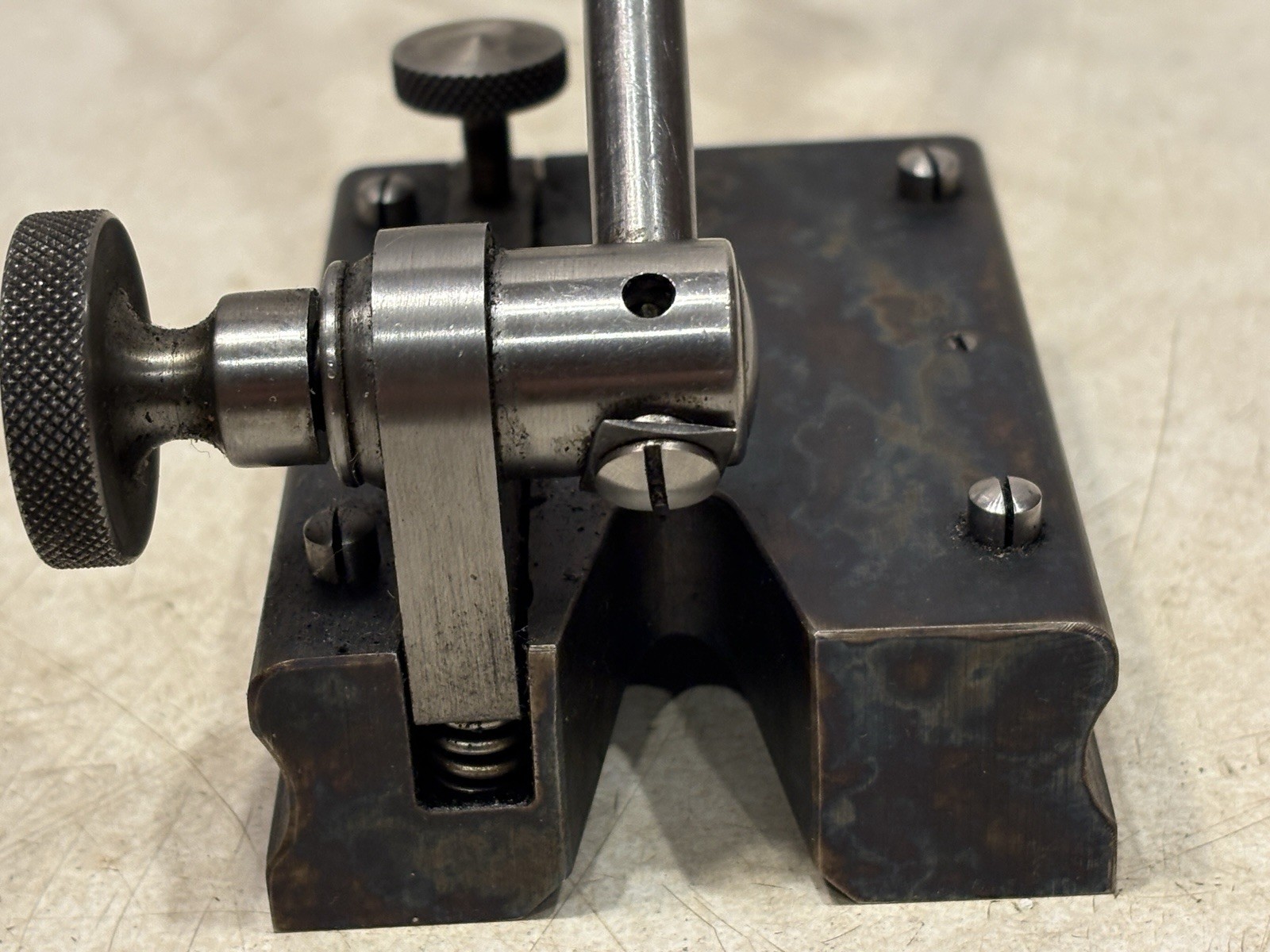 Vintage Machinist Surface Gauge Gage UNBRANDED Steel