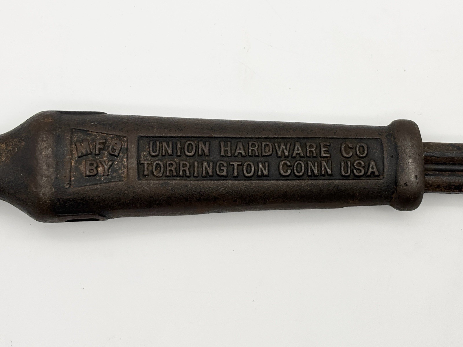 Antique 1910s-1920s Union Hardware Co. Cyclops Cast Iron Nail Puller