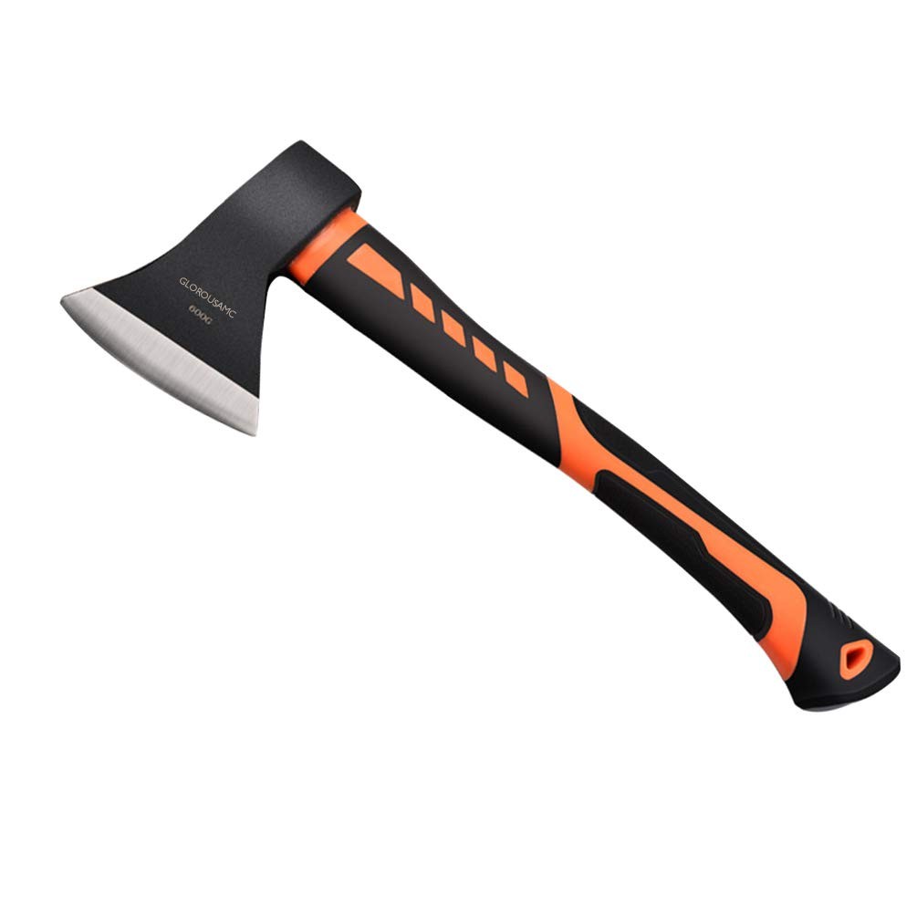 Chopping Axe, 15” Camping Outdoor Hatchet for Wood Splitting and Kindling, Fo…